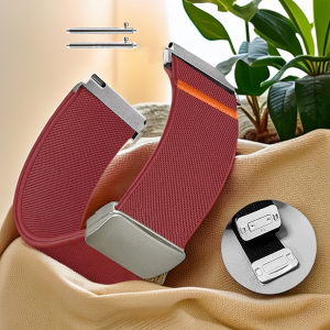 Dây Đeo Từ Tính Tương Thích Với Samsung Galaxy Watch 7 6 5 4 - Dây Đeo Thể Thao Đàn Hồi 18/20/22mm Bằng Nylon Dành Cho Đồng Hồ Garmin Huawei Amazfit