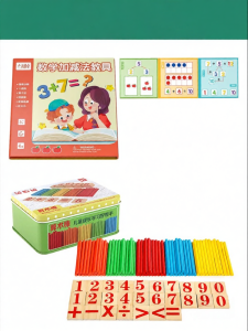 XIAOWANDOU | Đồ Chơi Giáo Dục Toán Học Khung Mười Số Cộng Trừ Cảm Giác Về Số