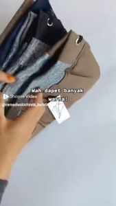 Paket Hemat 3 pcs Celana Chino Pria Gaya Militer Pinggang Karet - Warna Abu-abu/Maroon/Cinnamon/Army