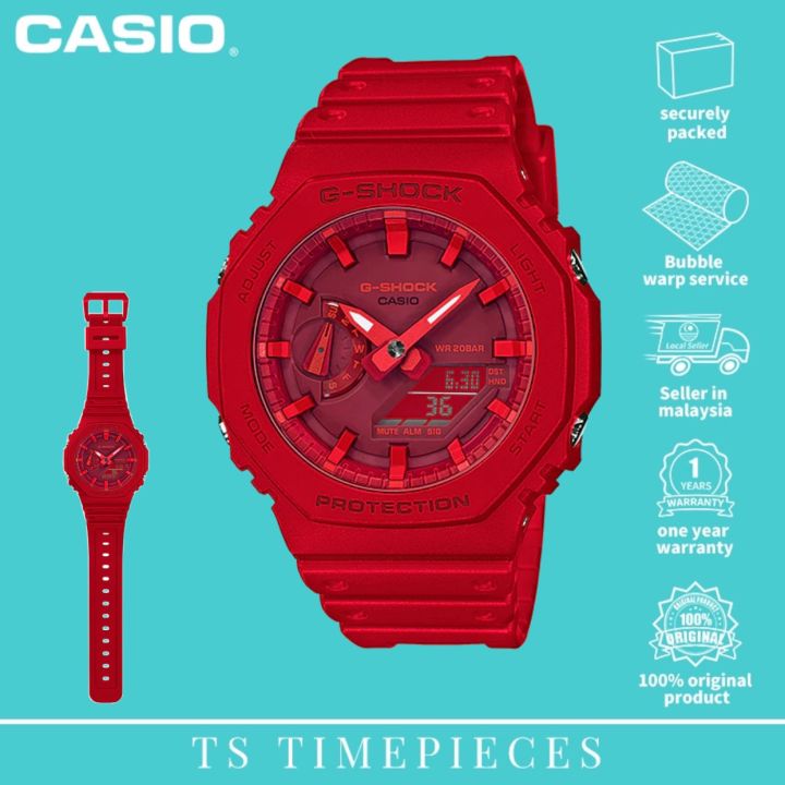 G shock shops merah