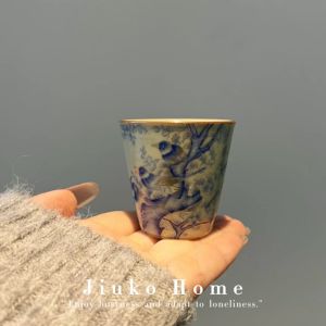 Premium Single Cup Tea Set Chinese Style Ceramic Gongfu Teaware Fragrance Cup Owner Cup Traditional Chinese Ceramics Home Use