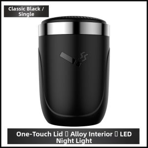 FLAME LIGHT | Creative Auto Ashtray with Lid and Automatic Smoke Extinguisher