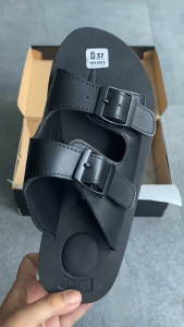 KHANS - Sandal Platform Wedges Wanita - Cain Black