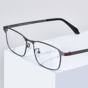 FONEX Titanium Glasses Men Brand Design Square Eyeglasses Frames Full-Rim High Quality Tiktok Teenager Korean Style Japanese Ultralight Optical Eyewear 85928