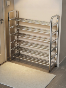 ZHUANJIAO | Space Saving Stainless Steel Shoe Rack