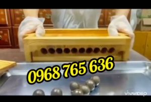 Dụng cụ vo viên trân châu khoai dẻo 16-19-23mm Khuôn làm viên tễ bằng gỗ