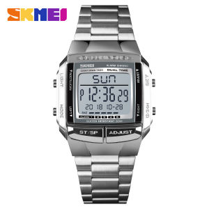 SKMEI 1381 Electronic Mens Wristwatch Waterproof LED Display Digital Watch for Men Military Sport Male Clock 1328