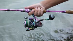 Sougayilang Gulungan Pancing 13 + 1BB Reel Pancing Putar Rasio Gir Kecepatan Tinggi 5.2:1 Spool Aluminium Seri 1000 - 4000