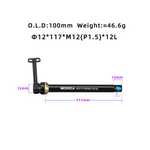 Bicycle Hidden Quick Release Barrel Shaft Rod 12/15MM Ultralight Aluminum Alloy QR MTB Road Bike Thru Axle Rod Accessories
