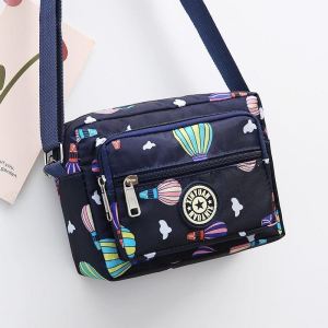 Crossbody Bag for Elderly Women Mobile Phone Bag Fabric Backpack Small Mom Bag Ladies Bag Soft PU Leather Wedding Suitable