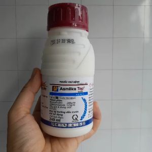 Thuốc trừ bệnh Afenzole 325 SC -Asmilka top- Chai 240ml -Hoạt chất: Azoxystrobin 200g/lít Difenoconazole 125g/lít(Nắp Tím) đặc trừ bệnh  lem lép hạt khô vằn đạo ôn chết cây con thán thư phấn trắng vàng lá nút vỏ rỉ sắt đốm lá