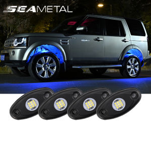SEAMETAL 12V RGB Car Chassis Light Auto Motorcycle Waterproof Highlight Illumination Underglow Lamp Mini LED Chassis Light