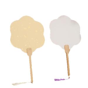 ZHAISHISANLU | Thick Double-sided Xuan Paper Fan Blank Hand-painted DIY Lacquer Fan