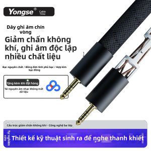 Yongse | Dây Cáp RCA Cân Bằng cho Amplifier Tai Nghe Giải Mã Âm Thanh Cân Bằng
