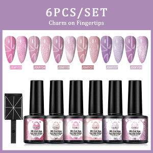 0.24 oz cat eye nail polish with diamond crystal luster nail salon arrival set liquid form alcohol free material including m