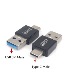 1PCS Type-C USB C Male to USB3.0 Male Plug Adapter Cable Charging Data Sync USB 3.1 Type C Converter