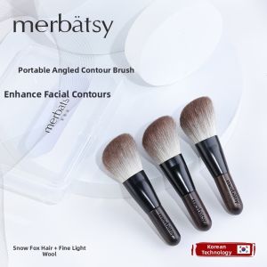 BAOZITI | Blush Brush Portable Cosmetic Fox Fur Makeup Brush Point & Contour