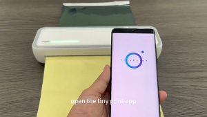 X9 Mesin Cetak Portable untuk Tattoo Printer Tattoo Mini A4 Portabel dengan Bluetooth Tanpa Tinta untuk Cetak Desain Tattoo dan Foto HYB