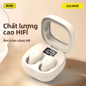 Tai Nghe Nhét Tai Không Dây SK19 Bluetooth 5.3 Khử Tiếng Ồn Mini Chất Lượng Âm Thanh HiFi Tai Nghe Vô Hình Có Hộp Sạc