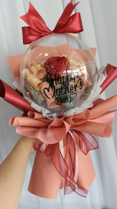 Birthday Valentine Mother Father Day Gift | Money Bobo Balloon Flower Bouquet | TTEEN GIFT