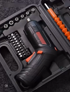 Bosch 47Pcs/set 3.6V Electric Cordless Screwdriver Impact Drill Pemutar Skru Rechargeable Repair Tools Screw Driver Kit