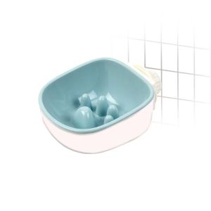 Hanging Anti-Flip Pet Bowl Slow Feeding Dog Bowl Cat Bowl Neck Protection Water Bowl Dog Cage Fixed Pet Food And Water Bowls