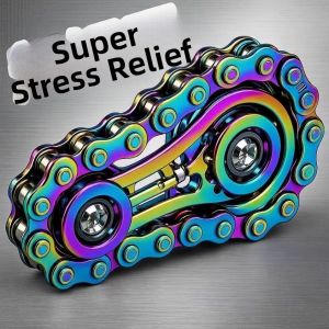 Đồ Chơi Giảm Stress Spinner Kim Loại Thiết Kế Xích