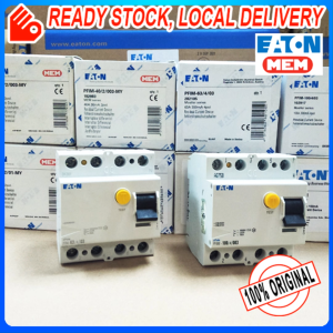 EATON MEM PFIM ELCB RCCB 4 Poles 40A 63A 100A Earth-leakage Circuit Breaker Residual Current Device SIRIM ORIGINAL