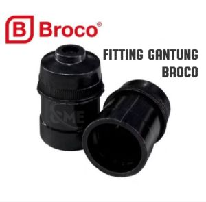 Fitting Gantung Hitam Broco / Kualitas baik