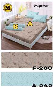 Sprei Katun Hitam Double Single Promo Terlaris Motif Bunga Aesthetic
