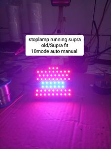 stoplamp running supra x lama Supra fit 10mode sudah PNP