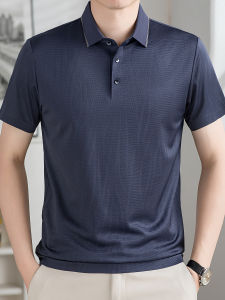 J&FO | Seamless Business Casual Mens Polo Shirt Lyocell and Silk
