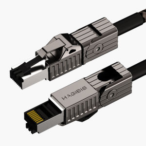 Hagibis | Ultra 7 Gigabit CAT8 Ethernet Cable with 90 Degree Bend