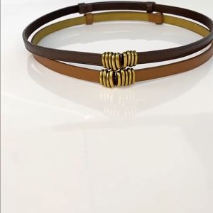 Belt For Women Adjustable Buckle Decorative With Suit Skirt Simple Thin Belt Simple Waist-Cinching Korean Style Decorative Belt
