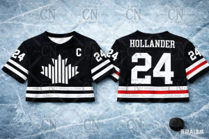 Áo Thun Nữ Hollander Crop Top Jersey Áo Thun Nóng Bỏng Cổ Tròn Thời Trang Cay Cay Cô Gái Dạo Phố Mùa Hè Áo Sơ Mi Tay Ngắn
