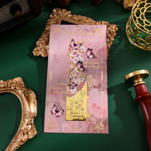 Elegant Metal Butterfly Bookmarks Vintage Oil Painting Design High-Aesthetic Reading Clip Creative Cultural Gift for Teachers
