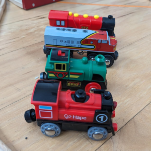 Hape | Electric Sound Emitting Realistic Train Toy