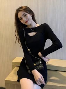 HUOLISI | Tight Short Petite Womens Sweater Dress Knit Autumn Winter