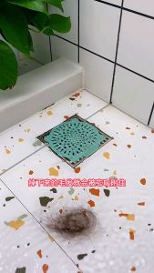 Disposable Hair Filter Stickers Bathroom Kitchen Floor Leakage Debris Mesh Filters