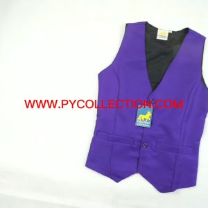🔸PRESIDENT UNIFORM VEST PURPLE PENGAWAS READY STOCK !!! VEST SEKOLAH RENDAH DAN MENENGAH - PV003