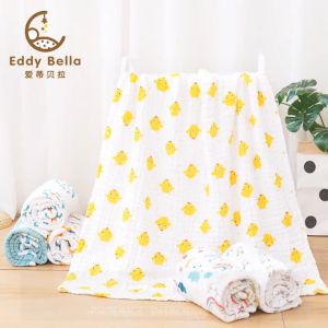 BATH TOWEL BLANKET - Cotton Gauze for Newborn Babies Infants and Toddlers - Tuala Selimut Bayi - 婴儿纱布浴巾新生儿宝宝抱被