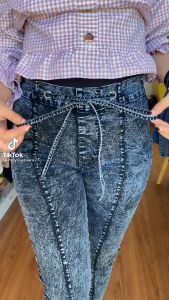 CELANA STREET WANITA - JEANS HWS PREMIUM KUALITAS DISTRO - PINGGANG TINGGI - CELANA PENSIL JEANS TERBARU