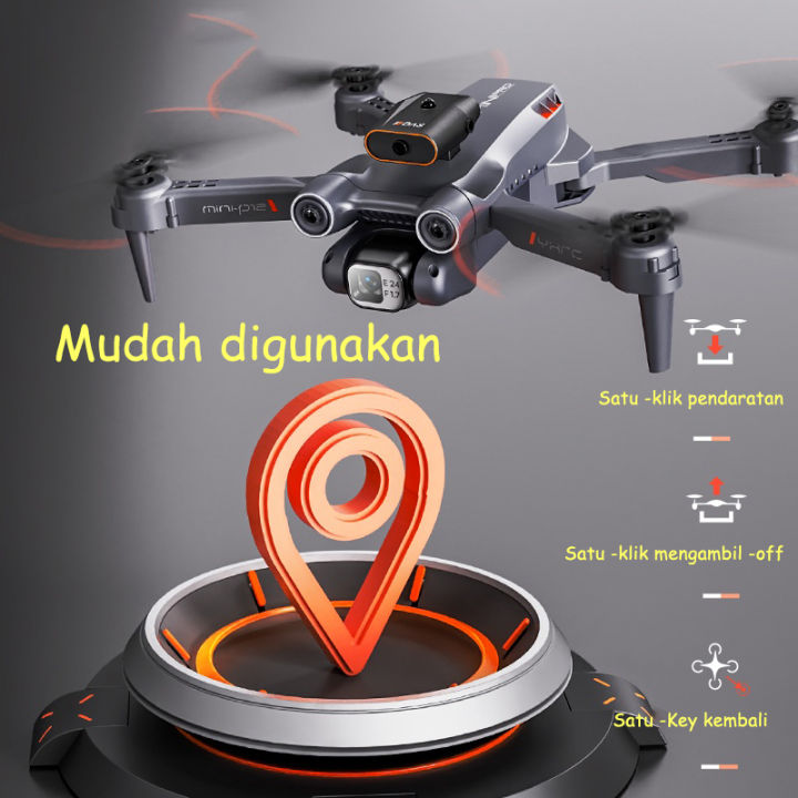 Elecstore [Upgraded version] P12 PRO Drone Obstacle Avoidance 4K