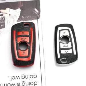 TPU Leather Car Remote Key Case Cover For BMW 520 525 f30 f10 F18 118i 320i 1 3 5 7 Series X3 X4 M3 M4 M5 KeyChain Accessories