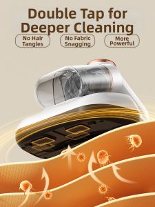 Wireless Home Bedtime Dust Mite Killer UV Sterilizer Machine Handheld Ultrasonic Sound Frequency Suction Power 400W-600W Weight under 1kg