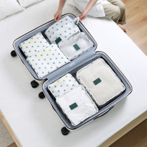 กระเป๋าเดินทางแบบพกพาชุดเก็บกระเป๋าเดินทางเสื้อผ้าorganizerกระเป๋าชุดชั้นในทนทาน โพลีเอสเตอร์ ครอบครัวเครื่องมือจัดเก็บข้อมูลจากเจ้อเจียง