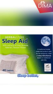 Sleep Aid Herbal Store 48 Tablets - Certified from Herbal Store
