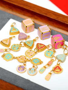 925 Sterling Silver Gold Plated Color Changing Ancient Method Buddha Amulet Pendant DIY Bracelet Necklace Accessories