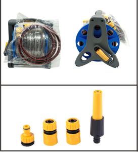 2022 Garden Hose Reel 20 Meter (with pipe Connector) And Handle or wall mounted with Free 1.5M Inlet Hose / Water Hose Reel {Fast delivery and local warranty}