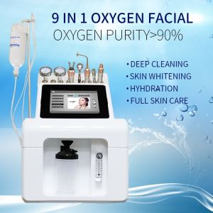 9 In 1 Hydra Microdermabrasion Facial Lifting Skin Rejuvenation Machine Hydro Function Facial Clean Beauty Machine